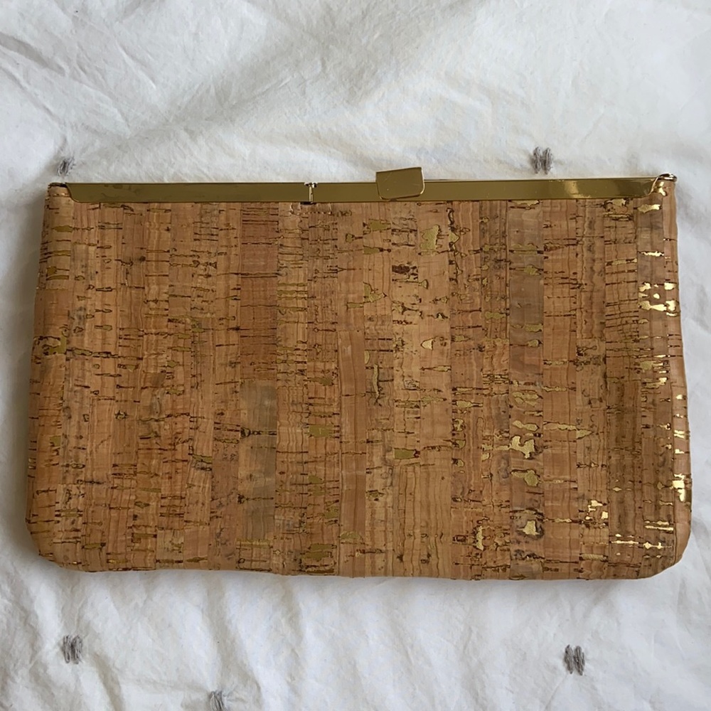 J. Crew Cork Clutch